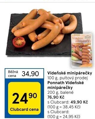 Minipárečky vídeňské