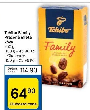 Mletá káva Family Tchibo