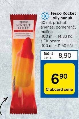 Nanuk Rocket Lolly Tesco