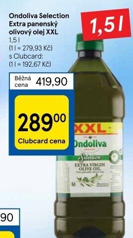 Olivový olej extra panenský Ondoliva