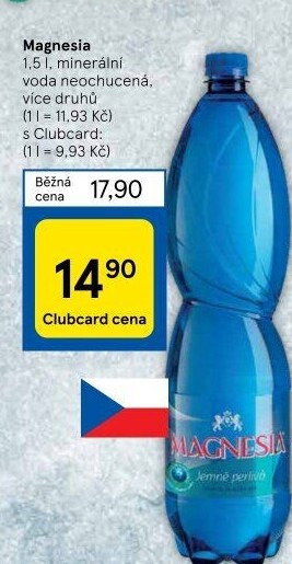 Přírodní voda Magnesia