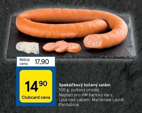 Salám špekáčkový točený