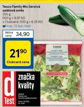 Salát Family mix Tesco