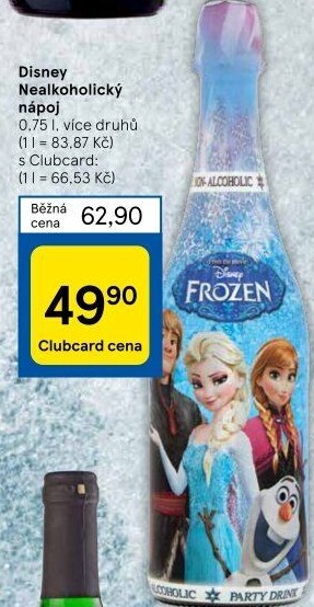 Sekt nealkoholický dětský Disney