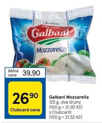Sýr Mozzarella Galbani