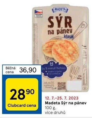 Sýr na pánev Madeta