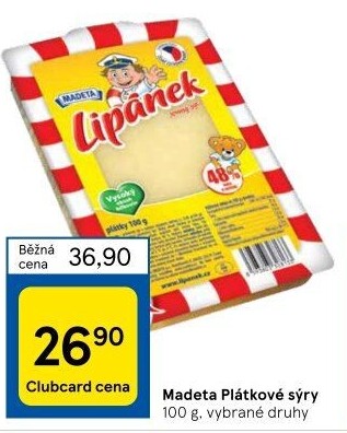 Sýry Lipánek Madeta