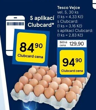 Vejce S Tesco