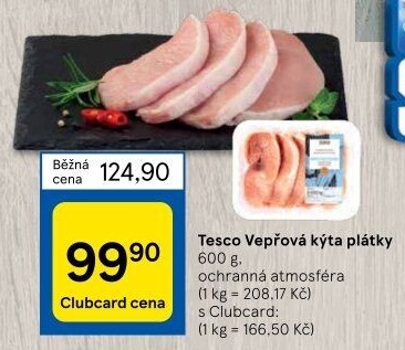 Vepřová kýta bez kosti Tesco