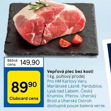 Vepřová plec bez kosti