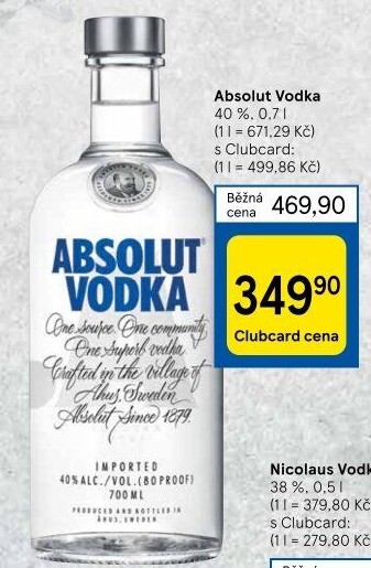 Vodka Absolut