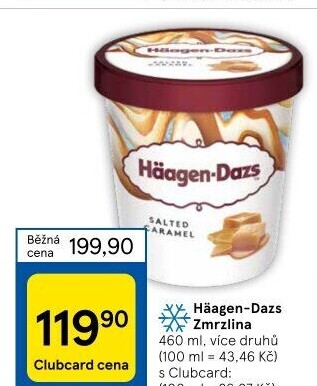 Zmrzlina v kelímku Häagen-Dazs