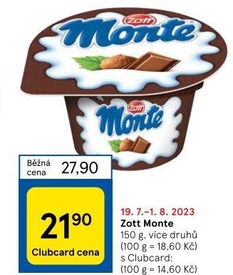 Dezert Monte Zott