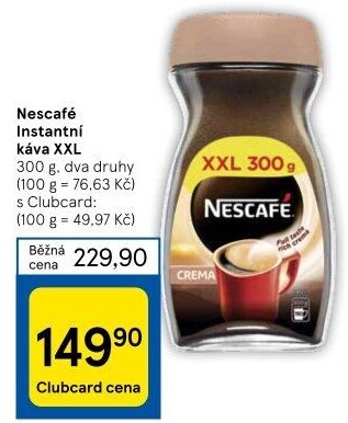 Instantní kávy Nescafé