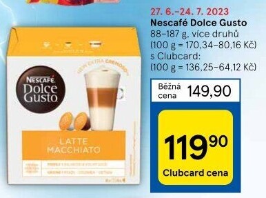 Kapsle Dolce Gusto Nescafé
