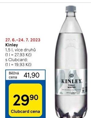 Limonáda Tonic Kinley