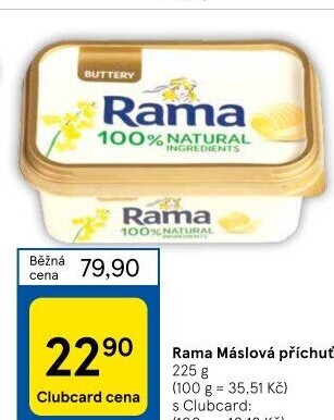 Margarín máslová příchuť Rama