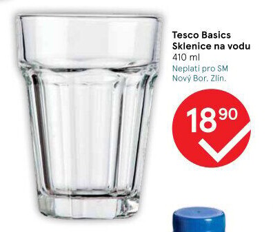 Sklenice Tesco
