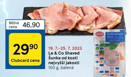 Šunka od kosti nejvyšší jakosti LE&amp