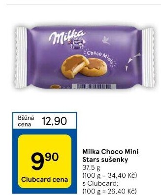 Sušenky Choco Minis Milka