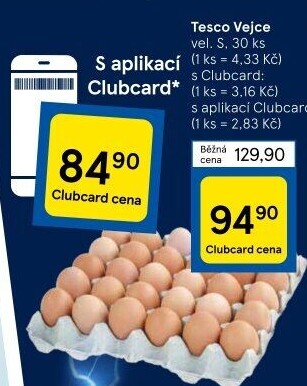 Vejce S Tesco