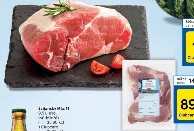 Vepřová plec bez kosti Tesco