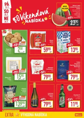 akční leták BILLA 19.7.2023-25.7.2023