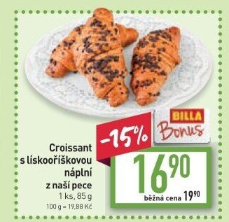 Croissant s náplní