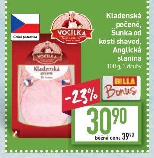 Pečeně kladenská Vocílka