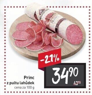 Salám Princ Kostelecké uzeniny