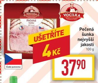 Šunka pečená nejvyšší jakosti Vocílka