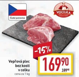 Vepřová plec bez kosti Vocílka