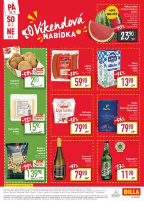 akční leták BILLA 19.7.2023-25.7.2023