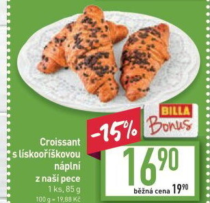 Croissant s náplní