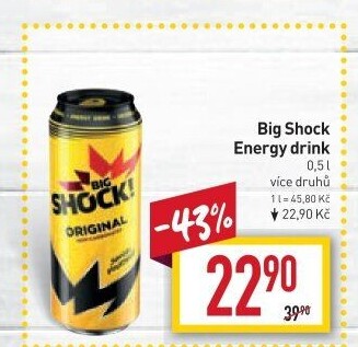 Energetický nápoj Big Shock