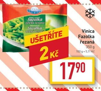 Fazolka celá mražená Vinica
