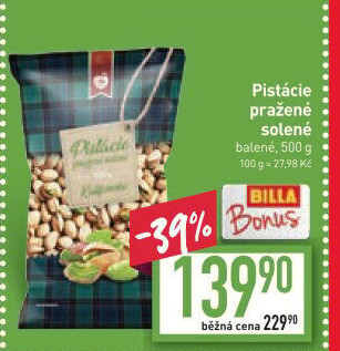 Pražené pistácie IBK Trade