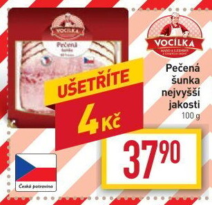 Šunka pečená nejvyšší jakosti Vocílka