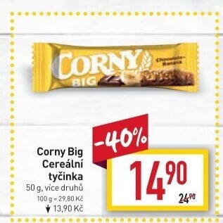 Tyčinka cereální BIG Corny
