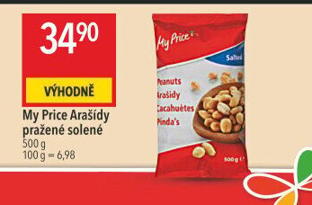 Arašídy pražené My Price