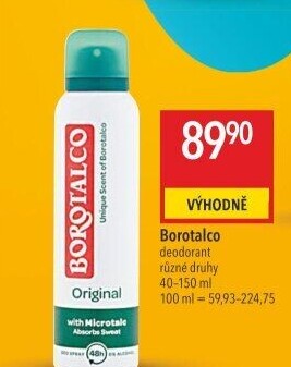Deodorant sprej Borotalco