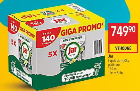 Kapsle do myčky Platinum Jar