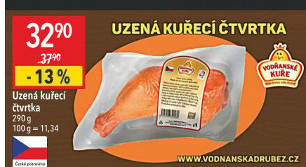 Kuřecí čtvrtky uzené Vodňanské kuře
