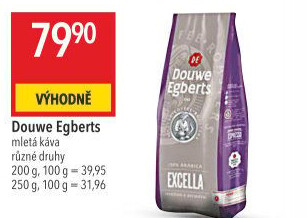 Mletá káva Excella Douwe Egberts