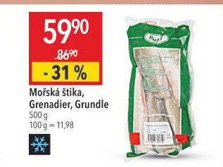 Mořská štika mražená Kimbex