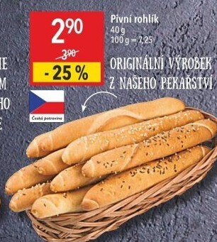 Pivní rohlík