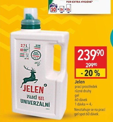 Prací gel Jelen