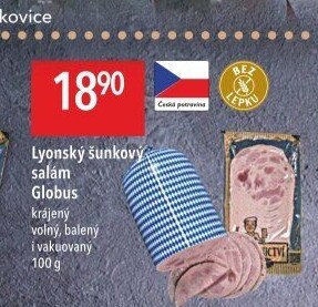 Salám lyonský šunkový Globus