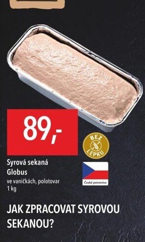 Sekaná syrová Globus