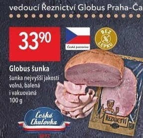 Šunka nejvyšší jakosti Globus